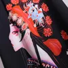 플러스 사이즈 드레스 2022 숙녀 여름 중국 스타일 여성용 큰 반팔 느슨한 인쇄 미니 드레스 3XL 4XL 5XL 6XL 7xl