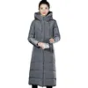 Mit kapuze Lange Winterjacke Frauen Plus Größe Große Größe 5XL 6XL Baumwolle Gepolsterte Mantel Frauen Parka Parkas Weibliche Outwear Warme camperas 201026