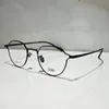 Sonnenbrille BK059 Optische Brille für Unisex Retro-Stil Anti-Blau-Lichtlinsen-Platte Ovaler Titan-Vollrahmen mit Boxsunglassen