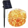Bulbs String Lights Christmas Day 2 Functions 10 Meters 100 Wire Star Decorative Garden Solar LEDLED LED