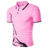 Sommer-Poloshirt für Herren, kurzärmelig, lässig, schlank, einfarbig, Poloshirt, schrumpffest, schnell trocknend, Outdoor-Freizeit-POLO-Shirt 220708
