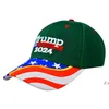 Cappelli da festa Nuovo modello Decor Trump 2024 Visiera parasole Cappello da baseball ricamato Cappellini per le elezioni presidenziali degli Stati Uniti CCE13681