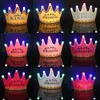 Led Crown Decoration Hat Christmas Cosplay King Princess Crown Happy Birthday Gap Luminous Xmas sombreros coloridos Sparkling Taste Sxjul9