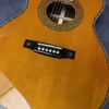 40 inch OM mold surface yellow D42 black finger acoustic guitar