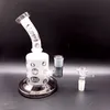 Mini galwanizacja DAB RIG RIGHAH BONG Fab Egg Egg Four Glass Water Pipe Bong na sprzedaż z 14mm miską