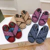 2023 Luxury slipper ladies Multicolor platform sandal lambskin style Flat Slides Designer Sandals fashion summer casual slippers Top Quality 298