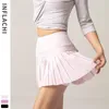 Cloud Hide Women Sports Tennis Skirts Golf Skirt Fitness Shorts High Waist Athletic Running Short Quick Dry Sport Skort Pocket 220607
