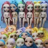 Original rainbow middle school fashion big sister dolls can choose DIY body girl dress up gift toys 220707