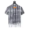 メンズTシャツ人気の幾何学的なプリントデザイナーファッションサマーTシャツ男性と女性のための短袖Cym12 Syzj