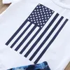 Clothing Sets Toddler Kids Boys 4th Of July Short Sleeve Independence Day T Shirt Tops American Flag Shorts Outfits Set Sukienka LetniaCloth