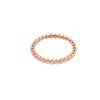 Neue Fabrik Einfache Perlenringe Silber Gold Roségold Überzogener Modering Für Frauen Kann Farbe Mischen EFR023275M
