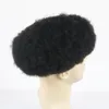 Ademend Full Lace Toupee Mannen Capillaire Prothese Haareenheid Vervanging Systeem Pruik voor Mannelijke Duurzame Haar Stukken # 1B Off Black 20mm Krullende Herenpruiken