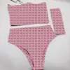 Seksowne kobiety bikini zestawy pływające do domu ubranie letnie elastyczne urok stroju kąpielowego 2 kolory trzy kawałki zestaw strojów kąpielowych 2999