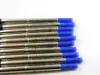 2021 10st Metal Parker Blue Good Quality Rollerball Pen 0,5 mm Refill för brevpapper gratis