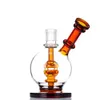 Hookahs Glass Bong Dab Rigs Bongs Bang Heady Watter Pipe Feb Egg Filter 6.8 Inch 18.8mm Joint With Quartz Banger 3 Colors