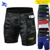 Bolsos de zíper de verão shorts de corrida rápida seca homens ginástica compressão de fitness tights sportswear leis roupas íntimas personalizadas 220704