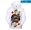 Sweats à capuche pour hommes Sweats 2022Heart Of The Cards Sweat à capuche pour hommes 3D Poker Graphic Print Playing King Hip Hop Style Hooded Fashion PulloMe