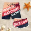 CLOOCL Couple Matching I Dont Do Shorts 3D Printed Casual Shorts Men Women for Couple Outfit Fashion Beach Shorts Drop W220616