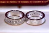 Luxe Dames Diamanten Ringen Mode Iced Out Ring Sieraden Hoge Kwaliteit Mens Full Diamond Eternity Ring