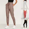 Women's Pants & Capris 2023 Women Casual Velvet Winter Lady's Thick Wool Clothing Lace-up Long Trousers1