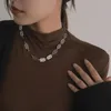 Designer Strings Titanium Steel Halsband Womens Pendants Högkvalitativ Colorfast Halsband