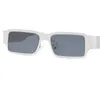 Lunettes de soleil Femmes modernes hommes Frame alliage verres de soleil Goggles anti-UV spectacles rectangle adumbral a