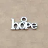 „Hope” wisiorki uroku 300pcs/Lot gorąca sprzedaż antyczna srebrna biżuteria DIY 15 x 8 mm A-102