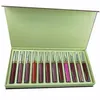 Brand lip gloss 12pcs set LIQUID LIPSTICK 12 PIECE COLLECTION long lasting lipstick makeup lips sets271U3920035