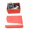 3PCS Designer Silikon 3D Sneaker Shirt Brelowain z czerwonym pudełkiem mężczyzn buty modowe Bieci Blak kluczycy Butobball/pudełka