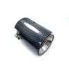 Punta di scarico in fibra di carbonio nera lucida 1 pezzi 304 Muffler in acciaio inossidabile per BMW M2 M3 M4 M135I M235I M140I M240I M335I M340I