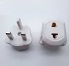 Adaptateur de prise électrique AC US/EU vers UK Prise d'alimentation de voyage Adaptateur de convertisseur de prise 2pin à 3pin UK