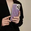 Purple Natural Fritillaria telefoonhoesjes voor iPhone 11 12 13 Pro Max XR XSMax Full-Pack Silicone Soft Case Anti Drop 7 8 Plus