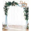 Parti dekorasyon demir daire düğün kemer sahne arka plan tek çiçek açık çim kapı raf doğum günü 0426
