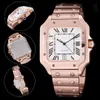 designer watches mens Luxury watch automatic Mechanical Stainless steel Style Wine barrel case coffee country Classic movement Gold wristwatch montre luxe