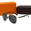 20 Color With Box Luxury-High Quality Classic Pilot L Sunglasses Designer Brand Womens Sun Glasses Eyewear Metal Glass Lenses Gafa2284