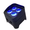 16pcs kablosuz DJ Up Aydınlatma parlaması ışıklar 4x18w rgbwa UV 6in1 Düğünler için LED Pil Uplight