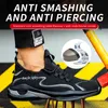Staleneus lätta arbetsskor för män ståltå sneakers manlig säkerhet oförstörbara konstruktionssäkerhetsstövlar 220728