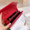 حقيبة كتف سلسلة ENVELOPE CROSSBODY حقائب محفظة نسائية مصممة جلد رفرف محفظة