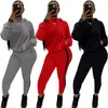 New 2022 Designer jogger suits fall winter Women cotton tracksuits long sleeve hooded hoodie pants two piece set plus size casual sweatsuits sportswear 7384