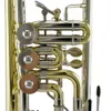 Strumento professionale per tromba tromba rotante laccato oro di alta qualità