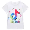 Tiktok Tiktok Children's Set Kirt Girls 'Three Piece Set Short Sleeve Kort kjolväska 3531