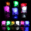 Spot goods Flash Ice Cubes Water-Activated Led Flash toy Light Put Into Water Drink Flashs Bars Wedding Birthday Christmas Festival Decor