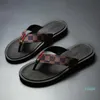 2022 męskie wygodne gumowe klapki sandały z wzorem w kratkę kwiatowe klapki plażowe na co dzień japonki