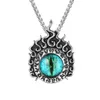 Pendant Necklaces Fine Handmade Devil's Eye 316L Stainless Steel Men's And Women's Jewelry Accessories NecklacePendant