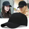 Yüksek kaliteli unisex siyah kadın beyzbol kapağı erkekler kpop kore tarzı katı snapback erkek kapakları erkek spor şapkası gorras mujer