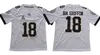 SJ98 NCAA UCFナイツ18 SM.Griffin 10 McKenzie Milton White Black College Football Stitched Men Jersey最高品質