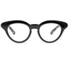 ファッションサングラスフレーム2022クリアレンズカジュアルな女性眼鏡ブラウン/ブラックプラスチックチタンフレーム