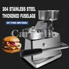 Hamburger Press 100mm Manual Burger Maker Machine Round Meat Shaping rostfritt stål Formande hamburgare Patty Making