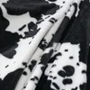 Cow Print Throw Ins Animal Fur Thick Soft Warm Blankets For Bed Sofa Cover Office Air Conditioning Lunch Break Shawl Kids Adults 220505