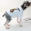 Chemises pour chiens belles vêtements de créateur de beigners vêtements d'été pour chiens pour petits chiens chihuahua yorkies bulldog